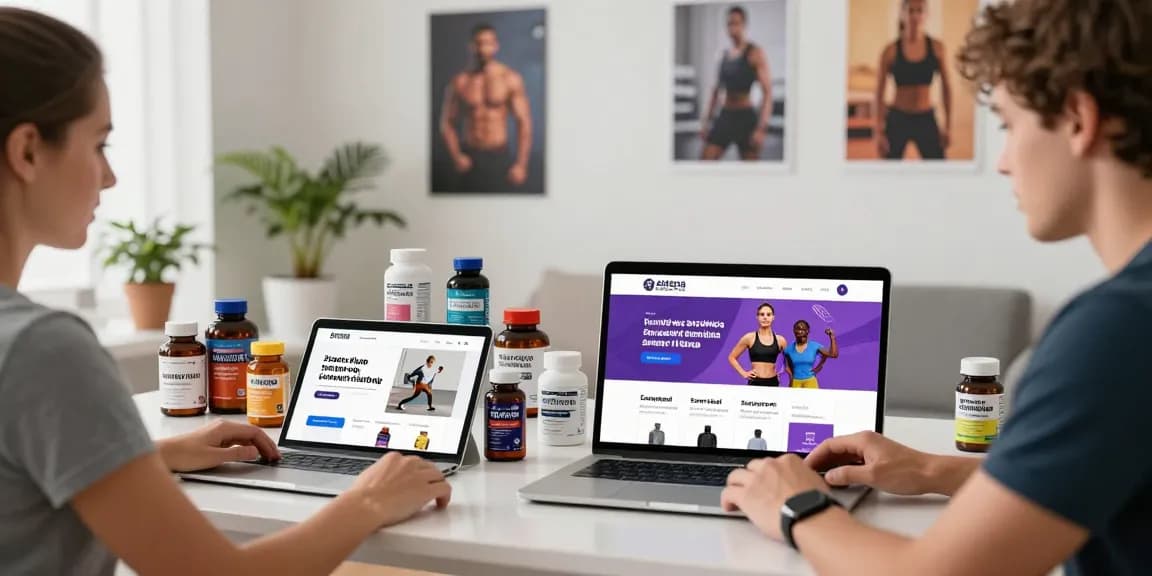 Astera Shop showcasing a variety of steroids in a modern e-commerce environment