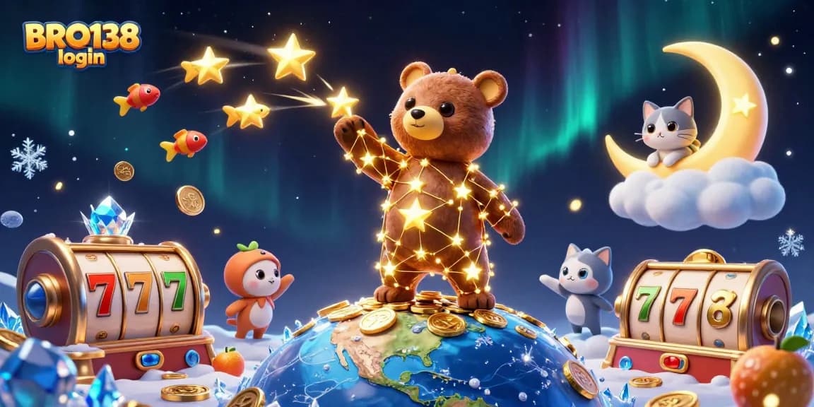Play and enjoy thrilling slots with BRO138 login, featuring vibrant games and engaging characters.