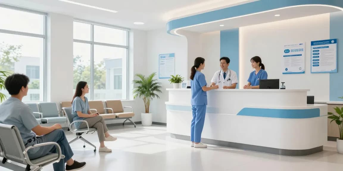 "Prime Pharma Steroids Shop providing medical services and patient care in a welcoming health clinic."