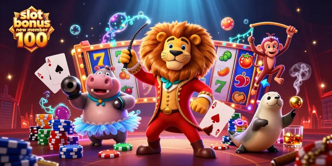 Activate the slot bonus new member 100 for endless fun with vibrant casino elements!