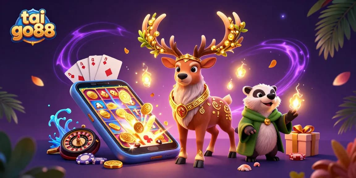 Engage with tai go88's captivating casino experience featuring dynamic 3D characters and gaming elements.
