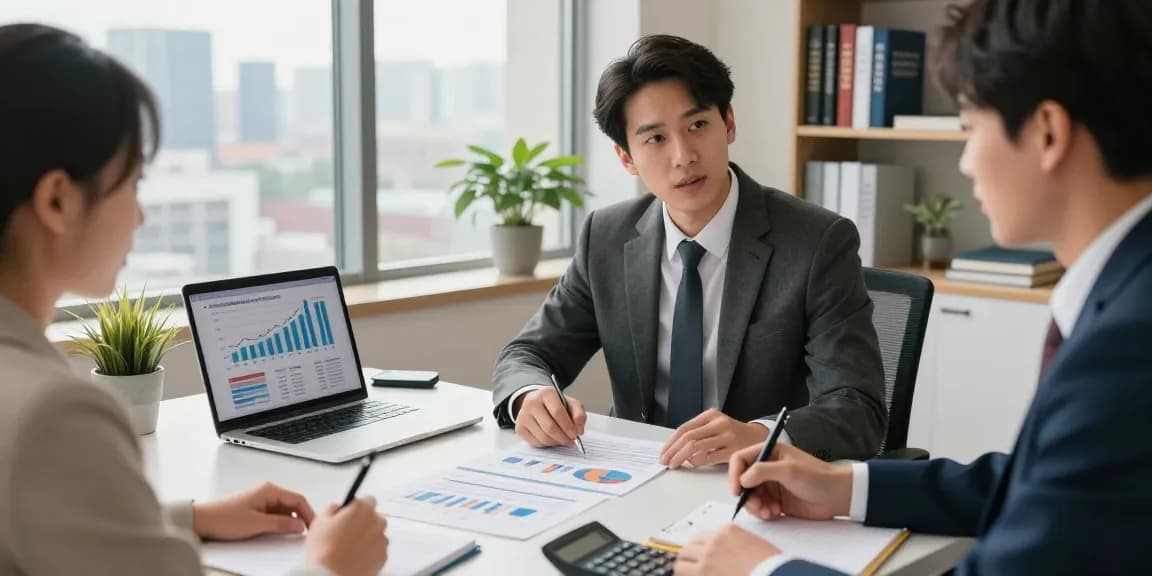 Comparing merchant cash advance vs business loan in a professional finance office setting