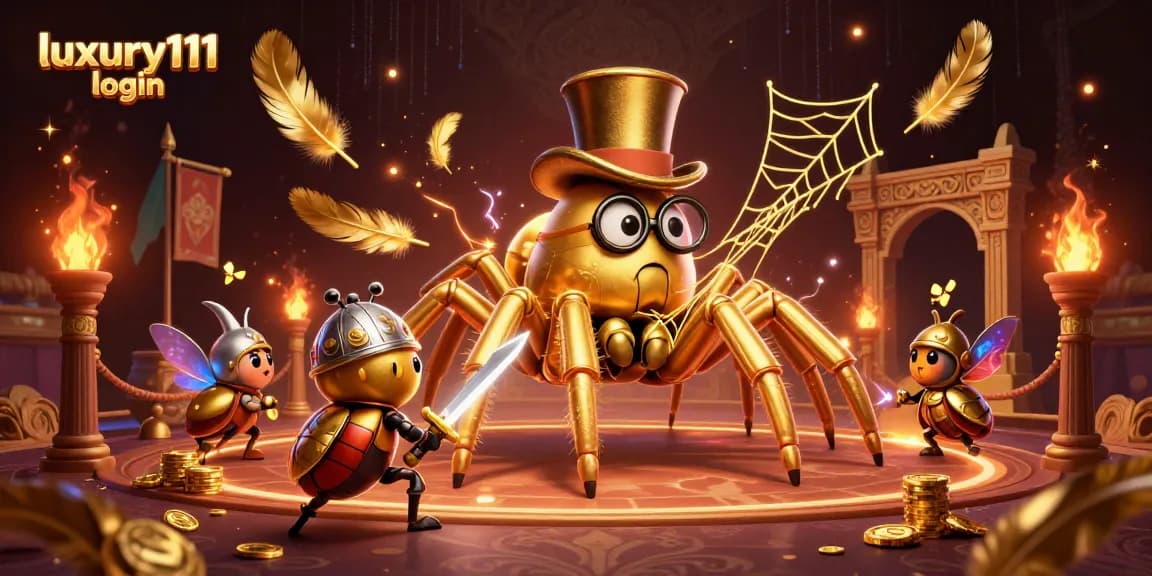 Engage with luxury111 login for a premium casino experience amidst vibrant 3D scenes.