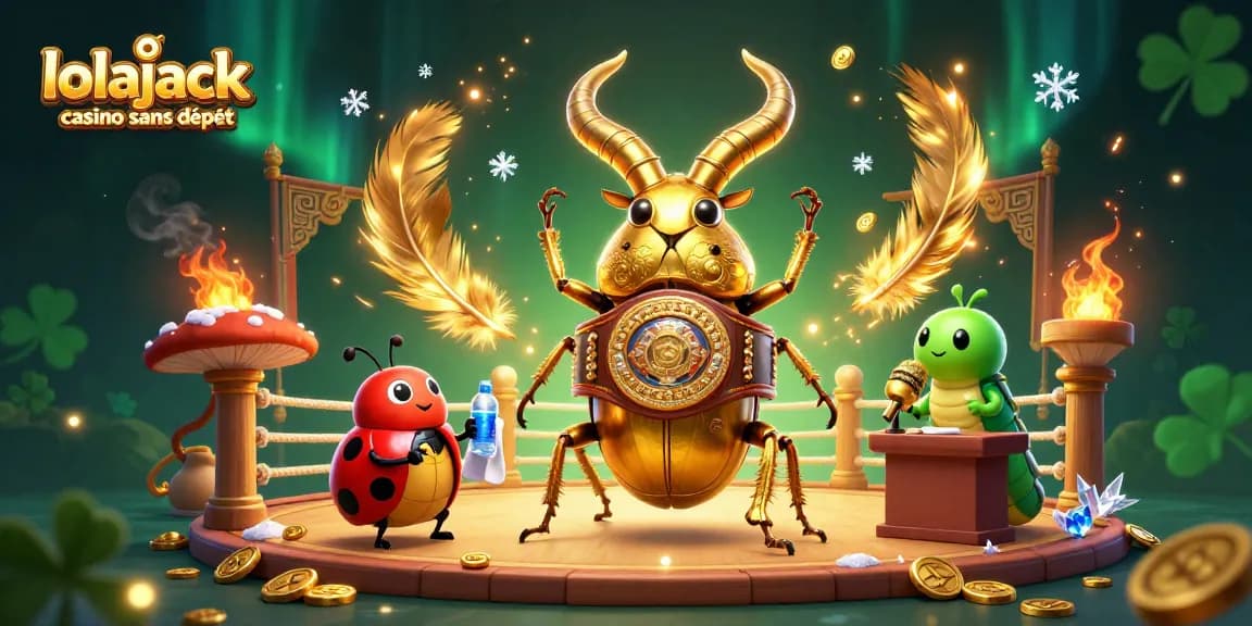 Experience thrilling action at lolajack casino sans dépôt with a vibrant gambling scene showcasing dynamic characters and elements.