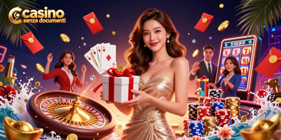 Vivi il divertimento festivo al casinò senza documenti con giochi e premi straordinari.