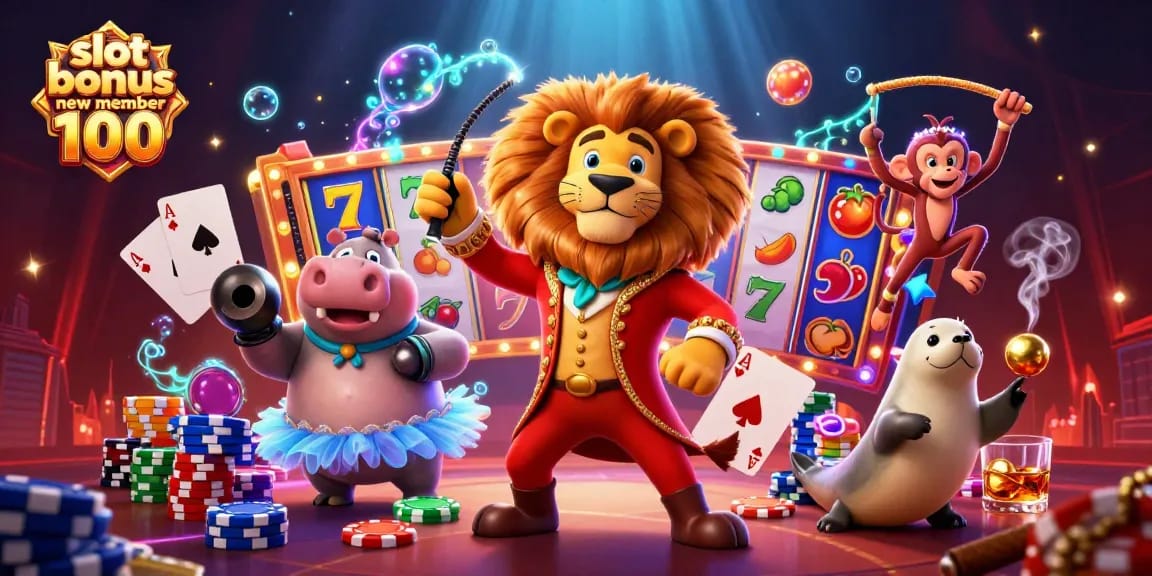 Activate the slot bonus new member 100 for endless fun with vibrant casino elements!