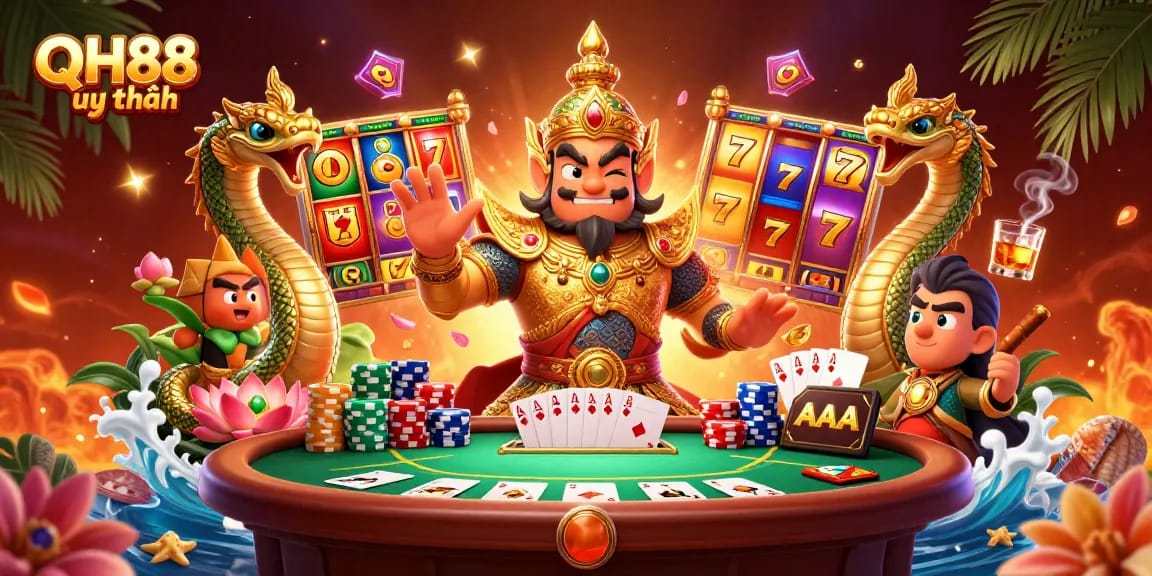 Engage with thrilling slot reels and poker tables at QH88 uy tín online casino.