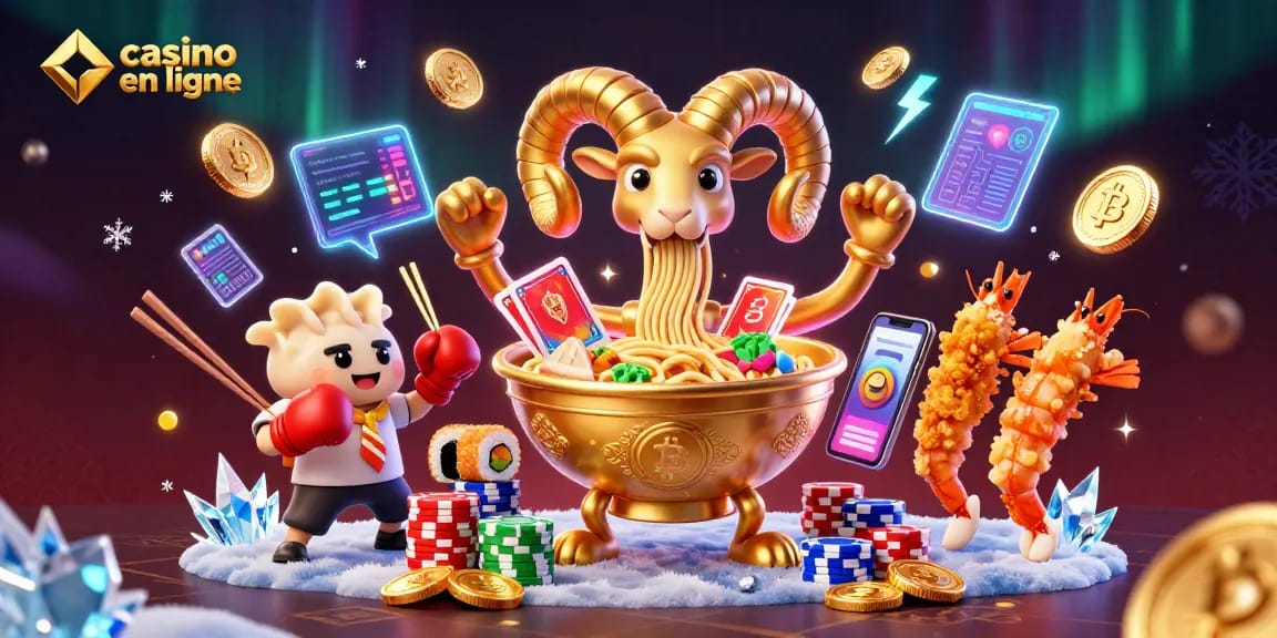 Jouez au casino en ligne avec des personnages amusants et des éléments numériques colorés !