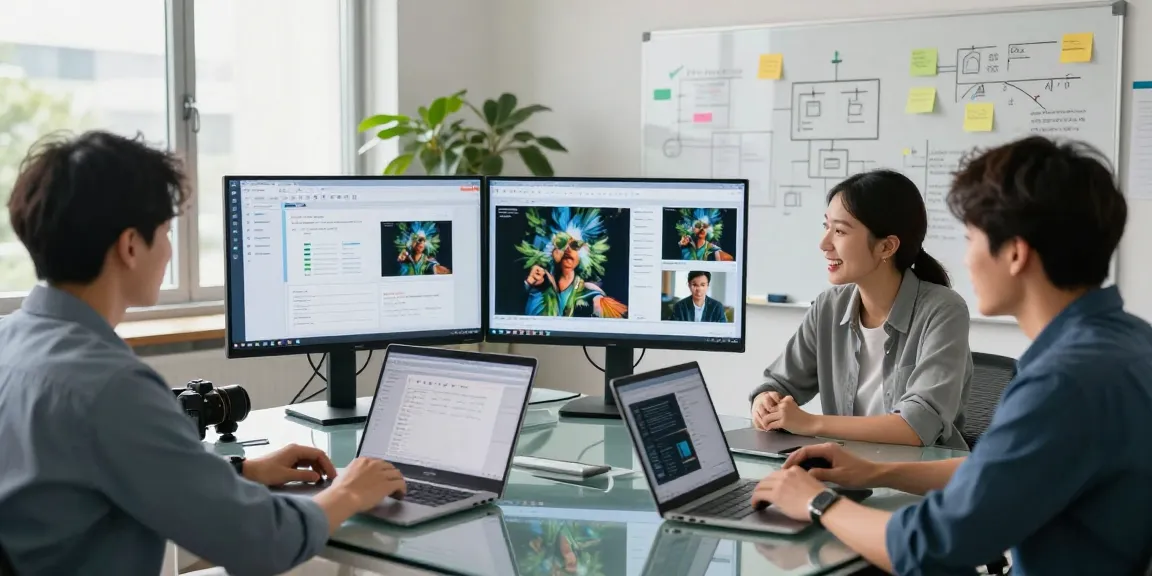 Analyze images effectively with our free ai image detector online tool in a collaborative digital workspace.