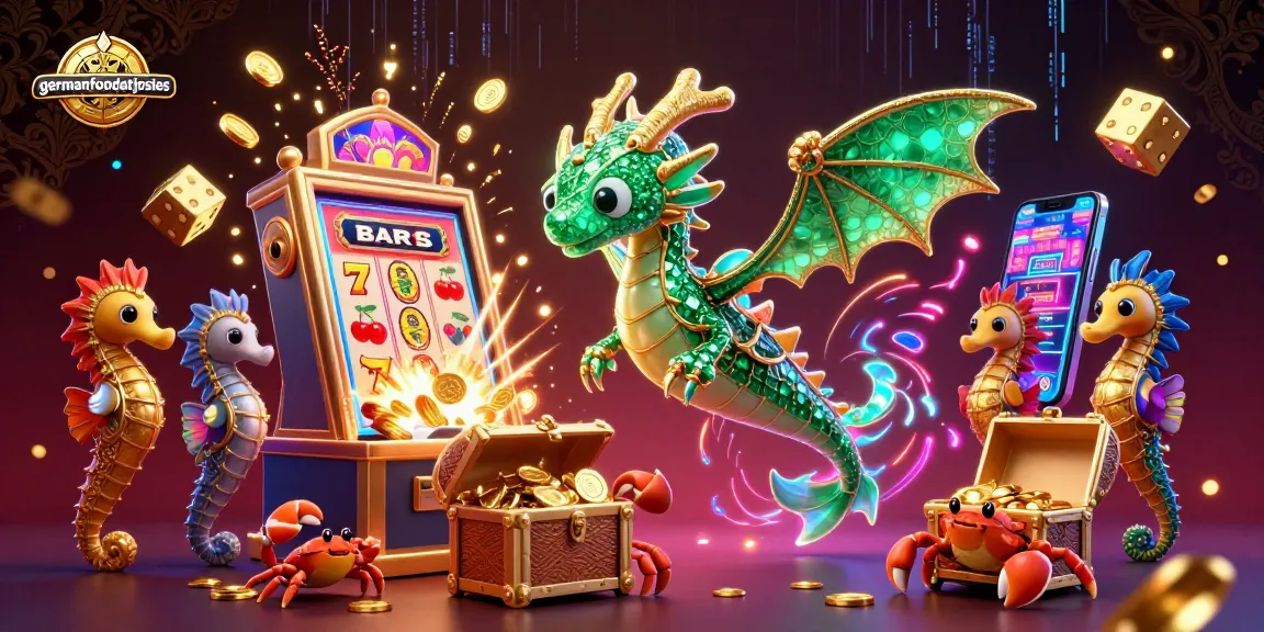 Play thrilling slots at germanfoodatjosies with amazing winning chances amidst vibrant casino treasures.