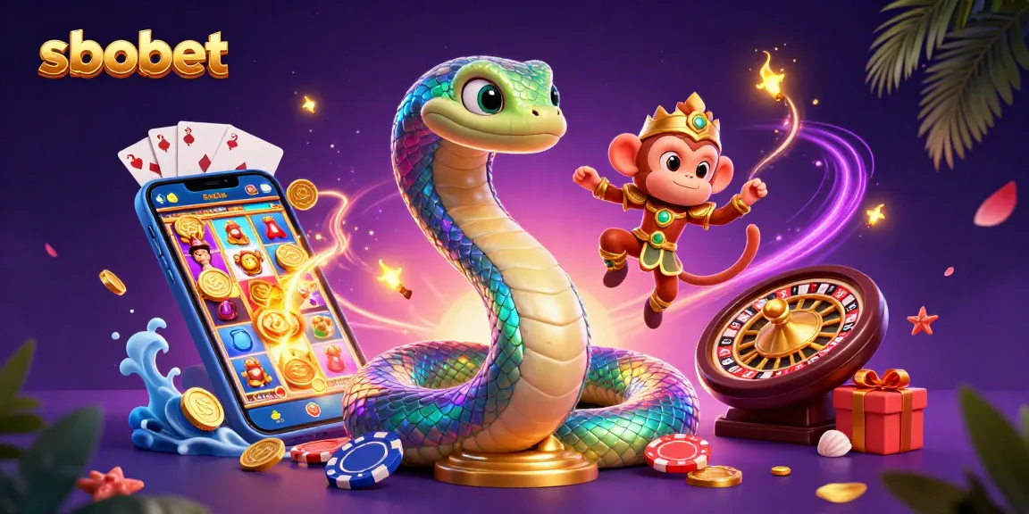 Menggugah semangat bermain sbobet dengan ilustrasi 3D, menampilkan karakter dan elemen permainan yang menarik.
