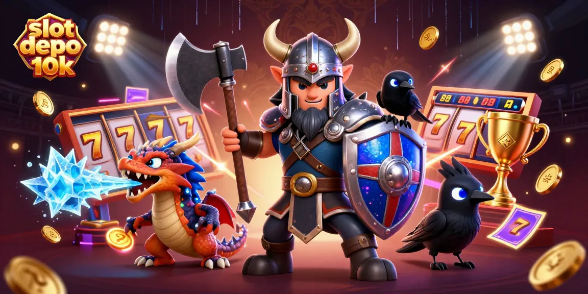 Spin the reels for big wins at slot depo 10k, showcasing thrilling slot gaming action.