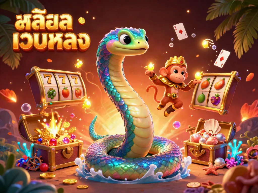 ภาพของการเล่นสล็อตออนไลน์จาก สล็อตเว็บตรง ร่วมกับเซิร์ฟและเจ้าชายลิงในฉากที่มีความสวยงามและน่าตื่นเต้น