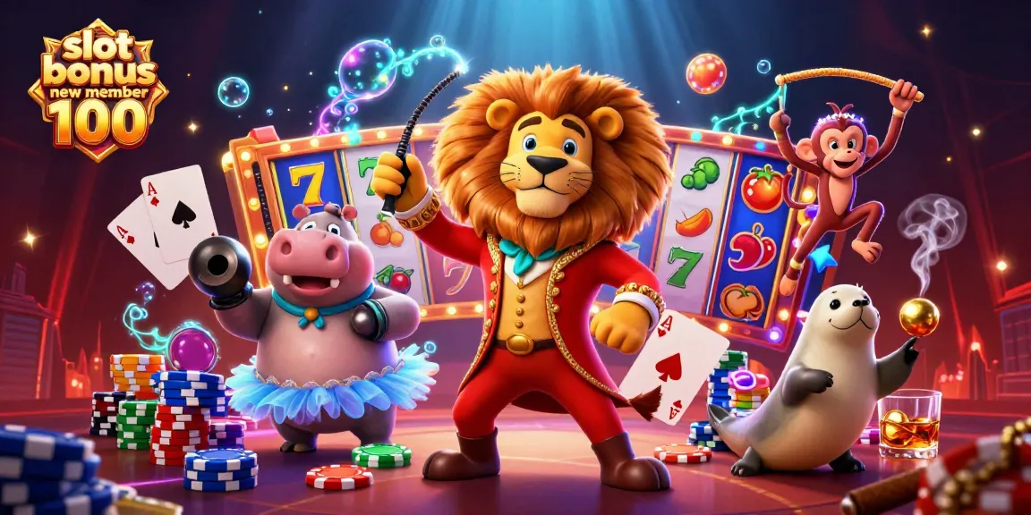 Activate the slot bonus new member 100 for endless fun with vibrant casino elements!