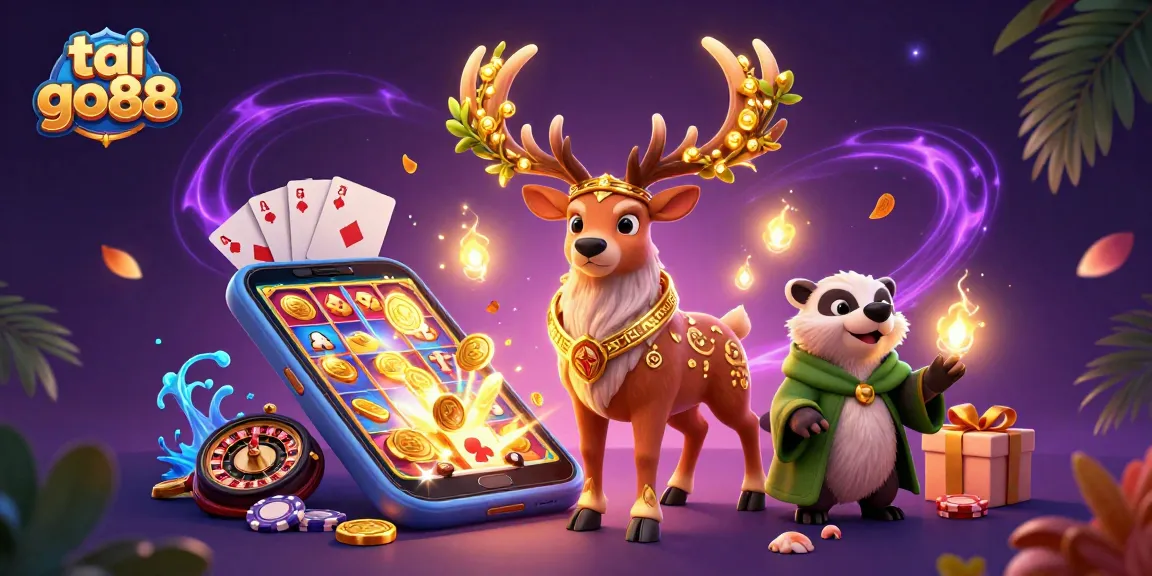 Engage with tai go88's captivating casino experience featuring dynamic 3D characters and gaming elements.