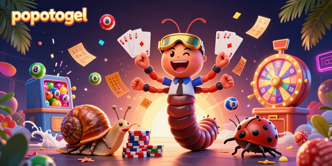 Experience the thrill of popotogel with lively characters, lotto elements, and interactive casino excitement.