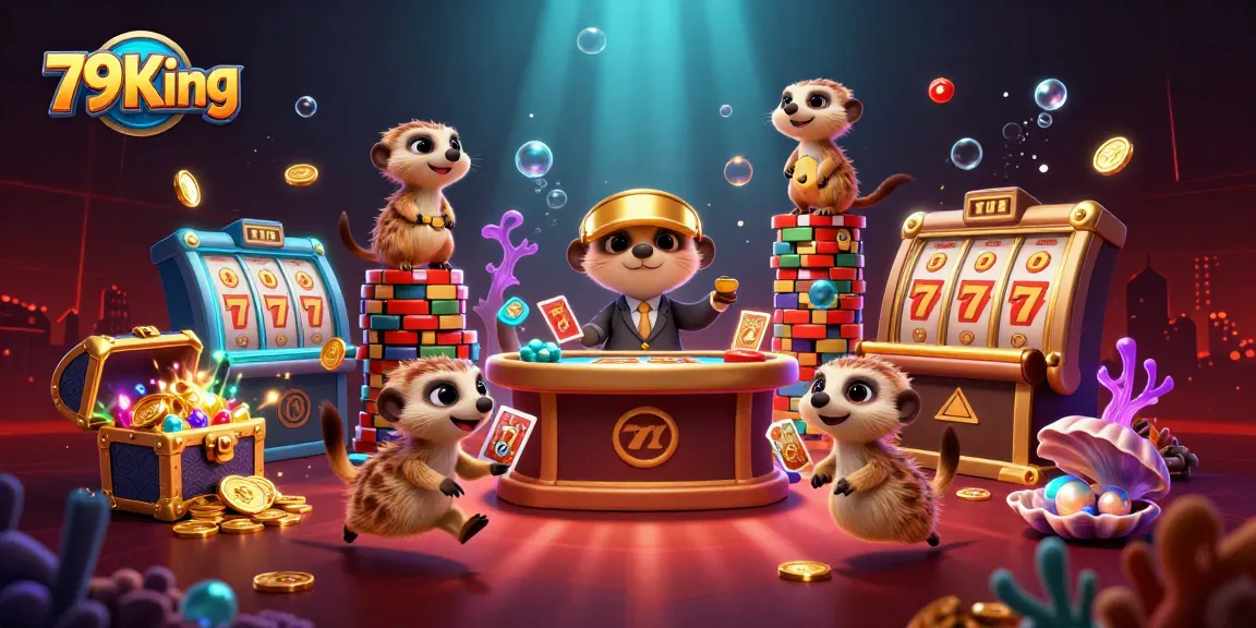 Experience thrill at 79King as meerkats host a dynamic casino operation filled with excitement.