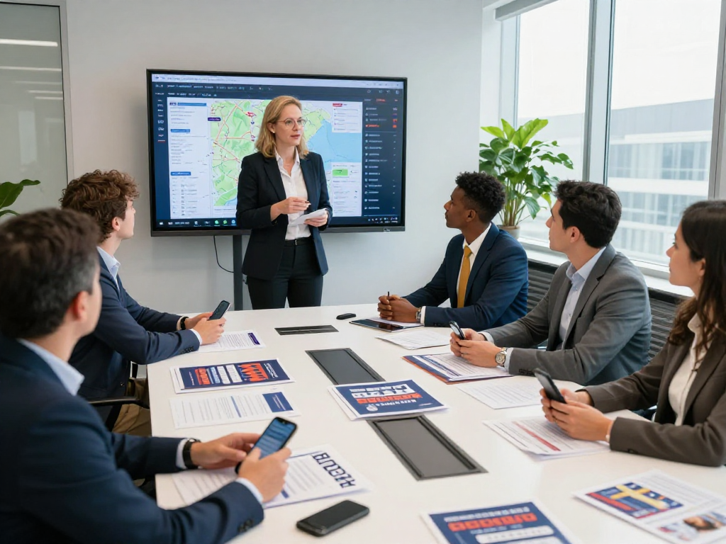 Strategist analyzing voter data on how to rank for your name in Google for political campaigns.