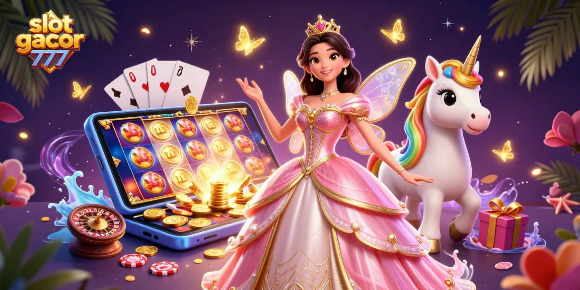 Experience thrilling gameplay in slot gacor 777 with captivating 3D characters and vibrant casino elements