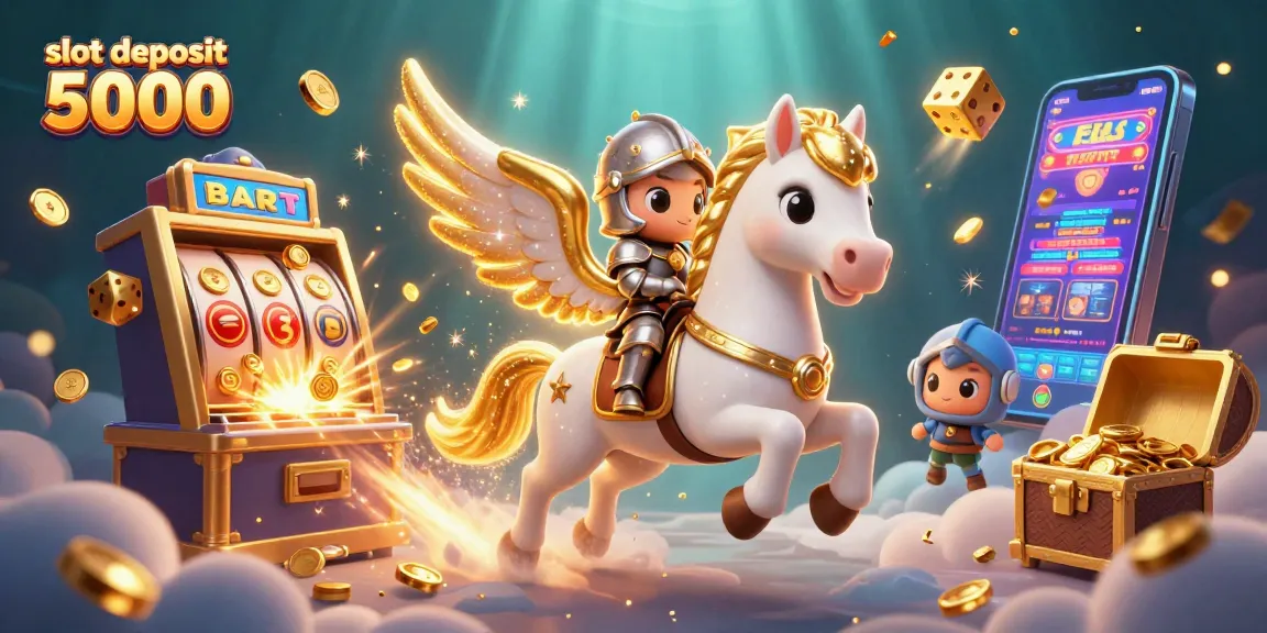 Experience vibrant gaming excitement with slot deposit 5000 featuring a celestial horse and bursting jackpots