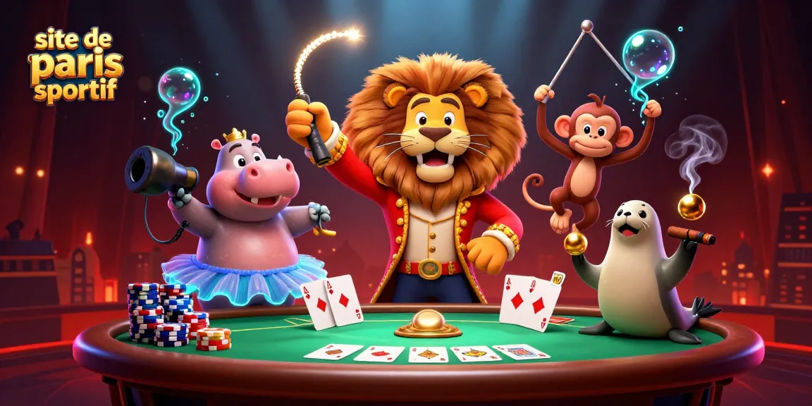 Pariez sur le site de paris sportif avec des personnages animés illustrant l'excitation du jeu.