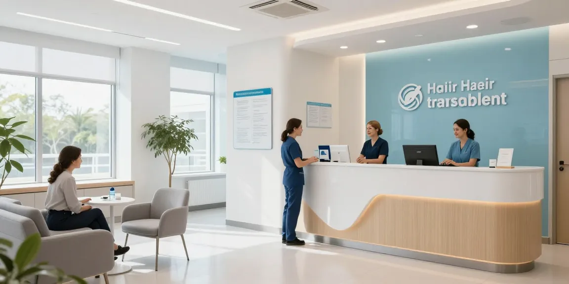 Hair transplant turkey services at a modern healthcare clinic, showcasing expert patient care and consultation.