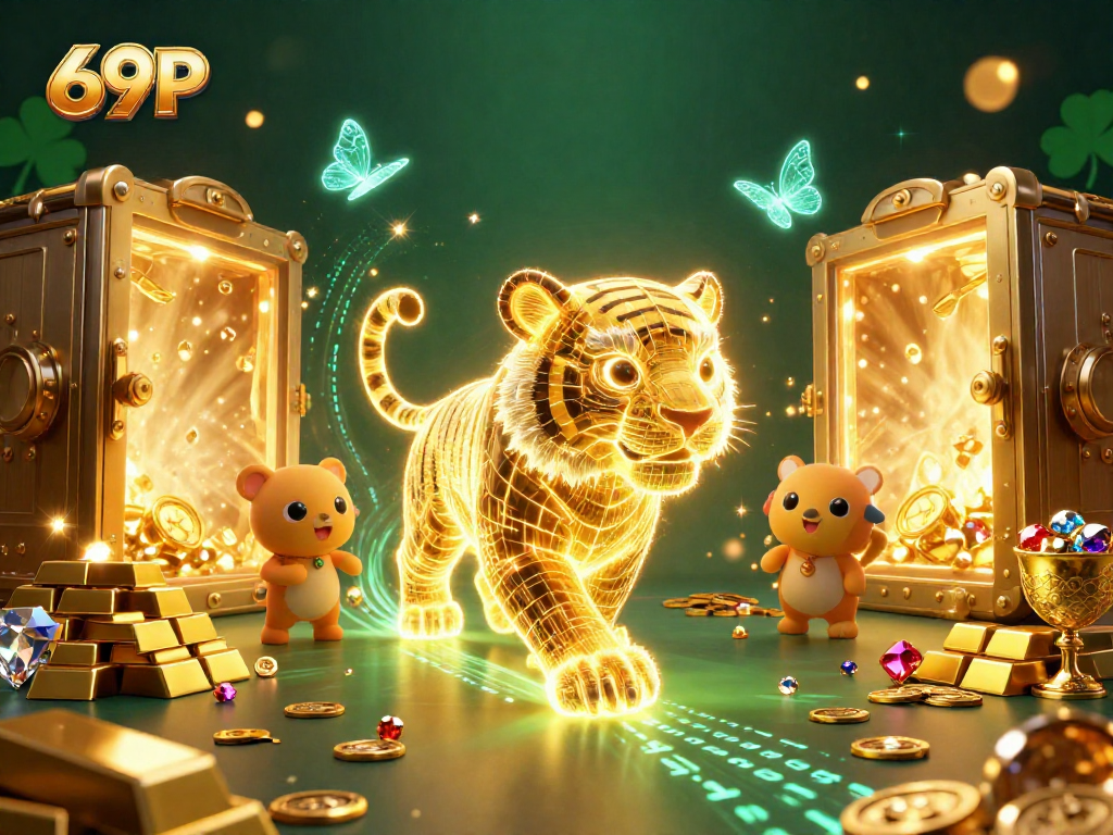 Experimente a emoção do 69P em um cassino digital repleto de tesouros e personagens vibrantes.