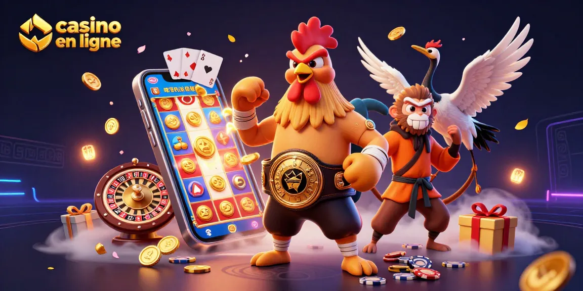 Jouez sur casino en ligne avec des personnages de dessin animé et des éléments de jeu captivants.