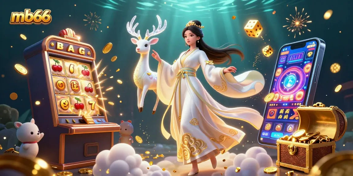 Experience exciting gameplay with mb66 as slot machines explode with winnings and golden treasures.