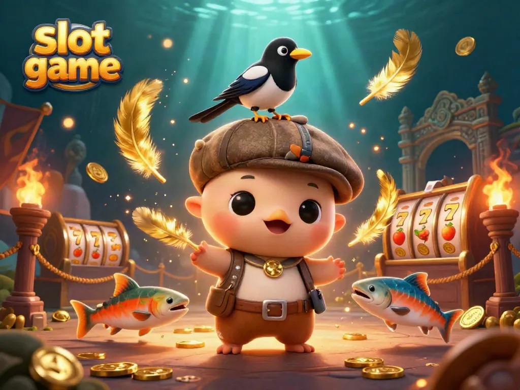 Engage with thrilling slot game elements featuring vibrant characters and dynamic visuals.