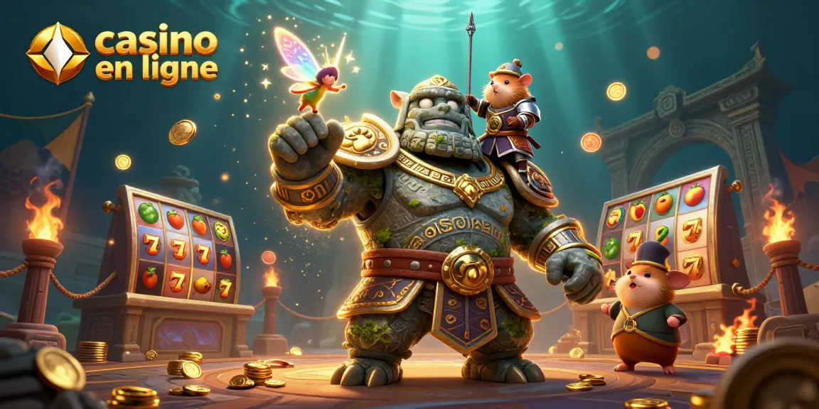 Plongez dans le monde du casino en ligne avec des personnages magiques et des éléments de jeu fascinants.