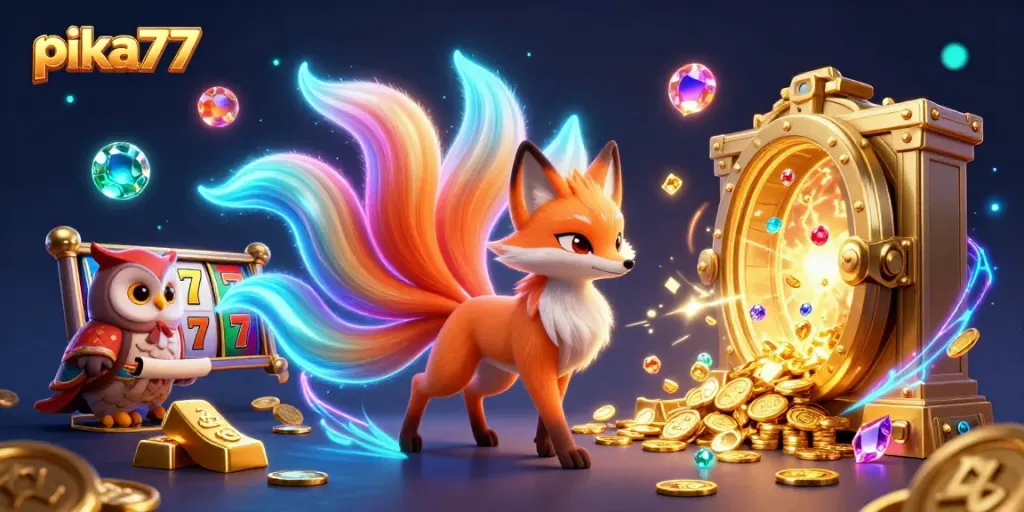 Experience thrilling online play with pika77 featuring vibrant characters and dynamic casino elements.