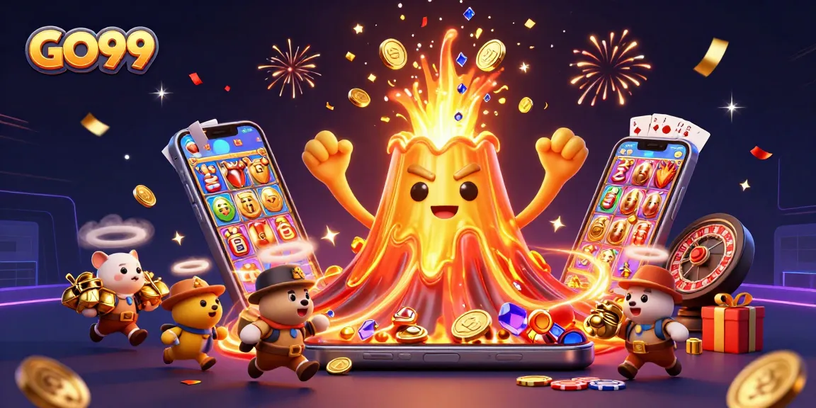 Spin to win at GO99 with a vibrant eruption of treasures and casino action.