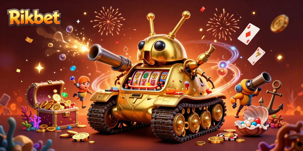 Experience thrilling slots action with Rikbet's golden beetle tank casino adventure