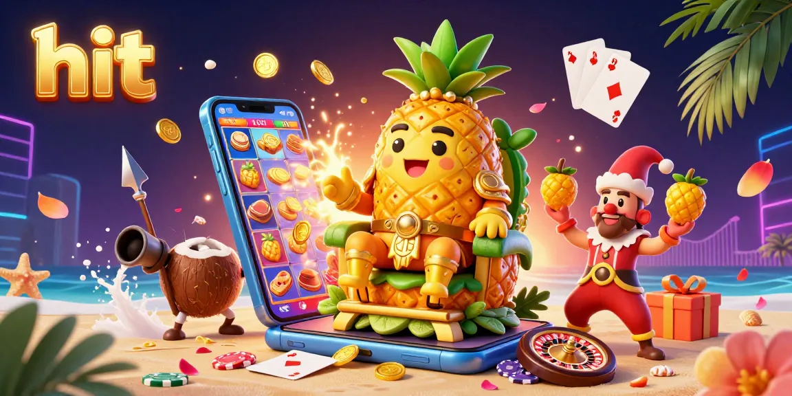 Engage with exciting hit gaming adventures featuring tropical characters and vibrant casino elements.