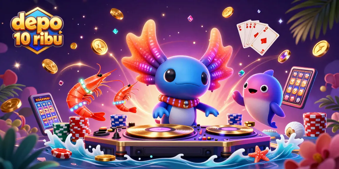 Menangkan depo 10 ribu dengan bermain slot dan merasakan keseruan kasino 3D yang penuh warna.