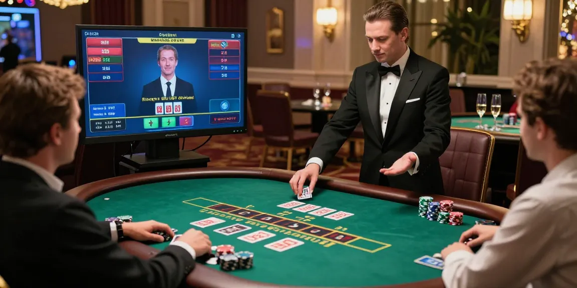 Baccarat Online live casino experience with professional dealer and engaging gameplay atmosphere.