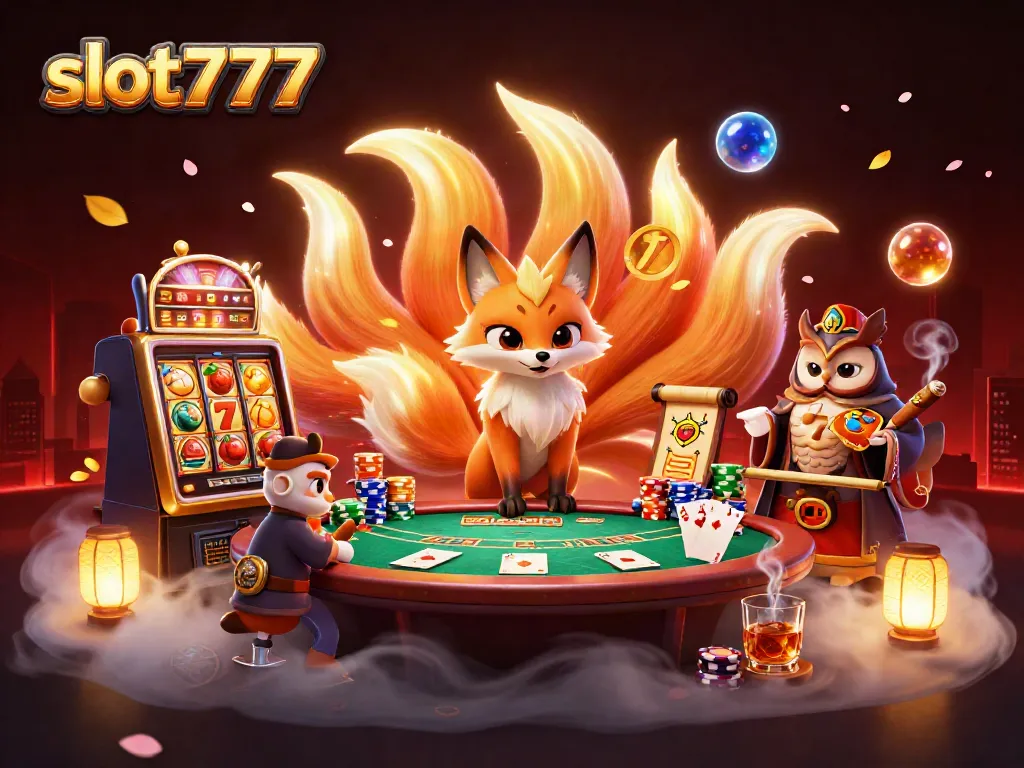 Mainkan slot777 dengan suasana magis dan karakter unik dalam ilustrasi 3D yang menawan.
