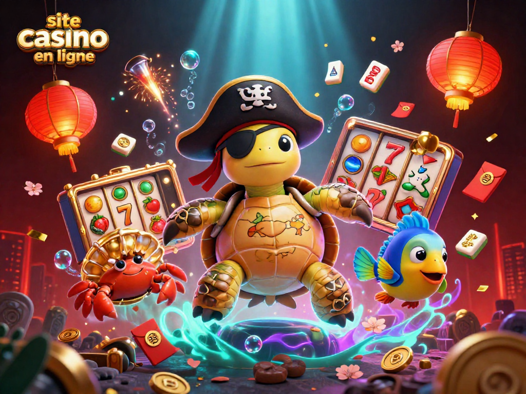 Provoquez de la chance sur un site casino en ligne avec ce vibrant paysage sous-marin rempli de trésors.