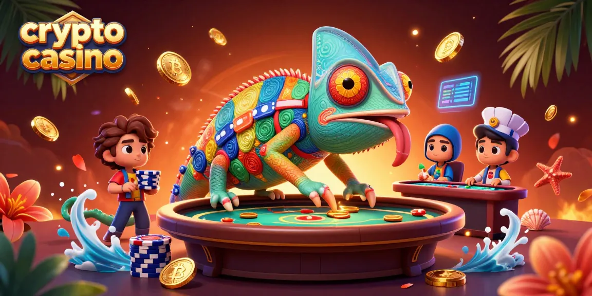 Profitez d'une expérience de jeu palpitante dans un crypto casino, avec des pièces Bitcoin et Ethereum éclatantes.
