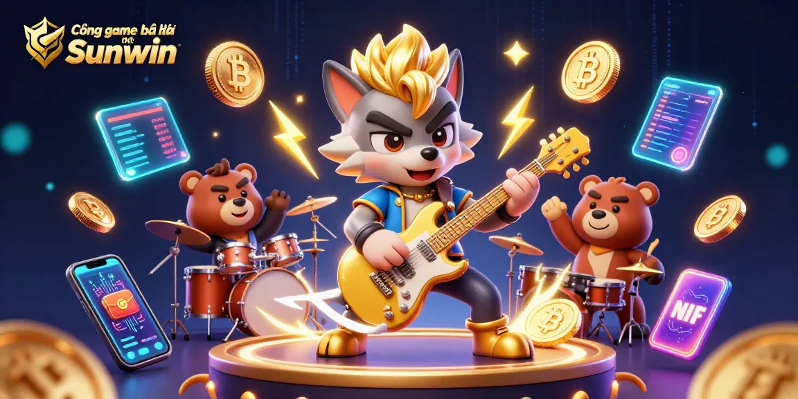 Cổng game bài đổi thưởng Sunwin offers a thrilling casino experience with vibrant characters and engaging game elements.