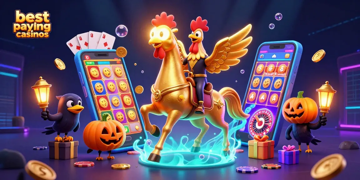 Experience exhilarating wins at best paying online casinos with headless horseman and fortune symbols.