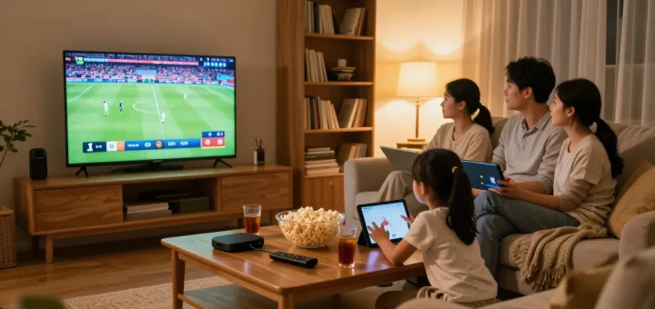 Regardez ensemble votre abonnement IPTV et passez un bon moment en famille